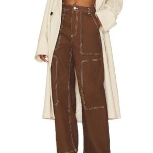 BY.DYLN x REVOLVE Cooper Jeans in Chocolate Brown